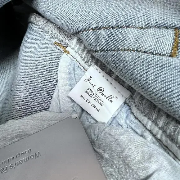 Just Quella Skirt Denim Blue Pockets Women’s Size 4-6 NWT - Picture 8 of 11